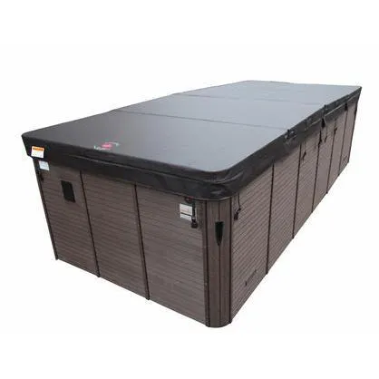 Canadian Spa Company Whirlpoolabdeckung für Swim Spa St. Lawrence - Hochwertige Isolierabdeckung für optimale Wärmeisolierung, mit verstärkten Griffen und schimmelresistentem Material für langlebigen Schutz und Effizienz.