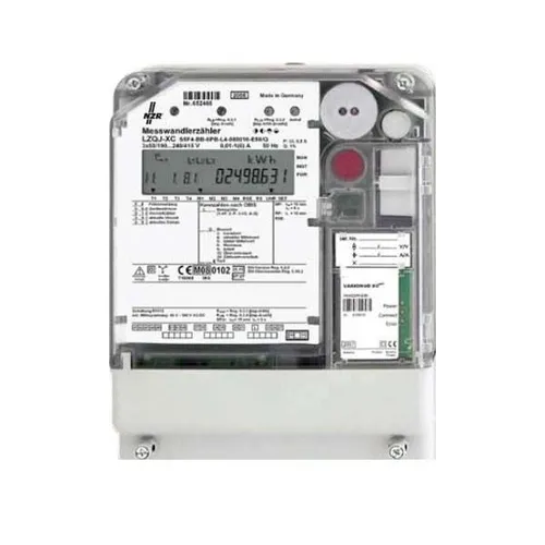 NZR DS-Kombizähler LZKJ-XC 5/1A MID - Elektrizitätszähler für präzise Messung von Wirk- und Blindleistung, geeicht und ideal für Multitarif-Anwendungen.