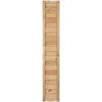 T & J Sichtschutzzaun Maxi-Massiv Grün 30 x 180 cm - Sichtschutzzaun aus kesseldruckimprägniertem Holz, bietet individuelle Gestaltungsmöglichkeiten und schützt Ihren Garten mit einem modernen, einzigartigen Flair.