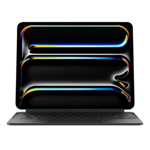 APPLE Magic Keyboard für iPad Pro 13 (M4) - Schwarz - Tablet-Tastatur mit integriertem Trackpad, kabelloser Verbindung und elegantem Design aus Aluminium für ein fantastisches Tipp-Erlebnis.