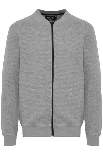Indicode Bronte Herren Sweatjacke Cardigan Jacke, Größe:XL, Farbe:Grey Mix (914) - Sweatshirts für Herren, hochwertige Baumwollmischung für Komfort und Nachhaltigkeit, ideal zum Relaxen oder Sport.