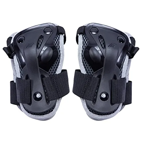 K2 Skates Unisex Inline Skates K2 Performance Handgelenkschoner, Schwarz - Anthrazit - Schützen Sie Ihre Handgelenke mit diesen robusten Polstern. Atmungsaktive Materialien und reflektierende Details bieten Sicherheit und Komfort beim Skaten.