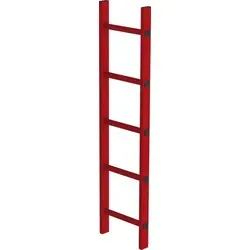 Schachtleiter 5Sp, B innen 300 außen 350mm, L 1400mm - Leitern - Robuste Schachtleiter mit 5 Sprossen, ideal für den sicheren Zugang zu Schächten und Kanälen, langlebig und stabil.