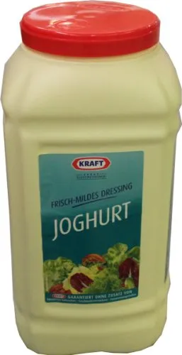 Kraft Joghurt Dressing Fettarm 5l Großpackung - Sauce, Dressing & Paste, fettarm für gesundheitsbewusste Ernährung und ideal für große Veranstaltungen oder Gastronomie.