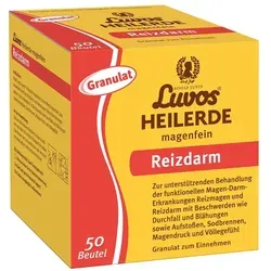 Luvos Heilerde Magenfein Granulat - 50 Beutel für die Magen-Darm-Pflege - Praktisches Granulat zur Unterstützung der Magen-Darm-Funktion. Ideal zur Linderung von Beschwerden wie Blähungen und Durchfall. Frei von Zusatzstoffen und in Portionsbeuteln für einfache Einnahme.