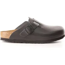 Birkenstock Mixte Boston Lisse Etroite - 44 EU - Bequeme Pantoletten in Größe 44, aus hochwertigem Leder für optimalen Tragekomfort, ideal für Zuhause oder entspannte Ausflüge.