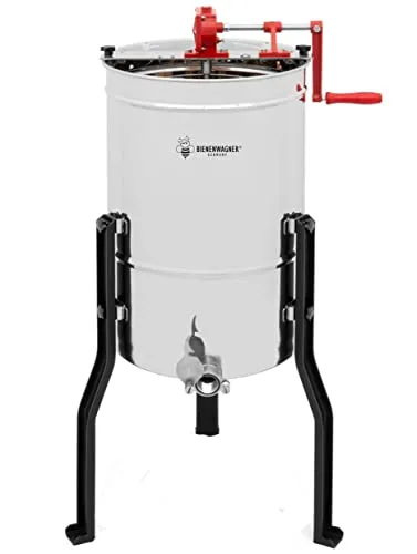 Bienenwagner Diagonal Tangential Honigschleuder 4 Waben - Hochwertige Honigschleuder für 4 Waben, gefertigt aus lebensmittelechtem Edelstahl. Ideal für anspruchsvolle Imker, mit Handantrieb oder leistungsstarkem Motor. Robuste Verarbeitung für jahrelangen Einsatz.