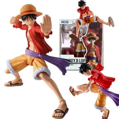 Pre-Order! S.H. Figuarts One Piece Actionfigur Monkey D. Ruffy - 15cm, voll beweglich mit Zubehör und Austauschteilen, ideal für Fans und Sammler