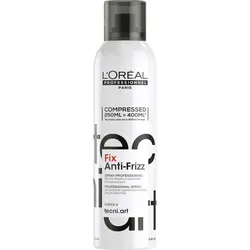 L'Oréal Professionnel tecni.art Fix Anti Frizz Compressed 250 ml - Anti-Frizz-Spray mit innovativer Compressed Technology für 60% mehr Ergiebigkeit. Bändigt fliegende Haare, sorgt für starken Halt und langanhaltenden Glanz. Ideal für perfekte Hochsteckfrisuren.