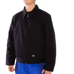 Dickies Herren Jacke Lnd Eisenhower Jk - Schwarz, Größe M - Robuste Herrenjacke mit praktischer Stifttasche am linken Ärmel und verstellbarer Taille für optimalen Tragekomfort im Alltag.