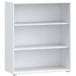Xxxl Regal Weiß - 2 Fächer, 73.7x85.5x34.8 cm - Regal in Weiß aus Holzwerkstoff mit 2 verstellbaren Einlegeböden für flexiblen Stauraum. Ideal für Bücher, Kleidung oder Dekoration, passend für verschiedene Wohnstile.