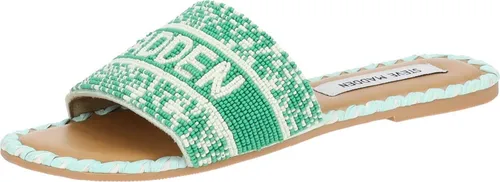 Pantolette STEVE MADDEN "STEVE MADDEN Pantoletten Lederimitat" Damen Gr. 36 in Grün - Modische Pantolette aus Lederimitat mit gepolsterter Decksohle für höchsten Tragekomfort. Ideal für lässige Sommerlooks!