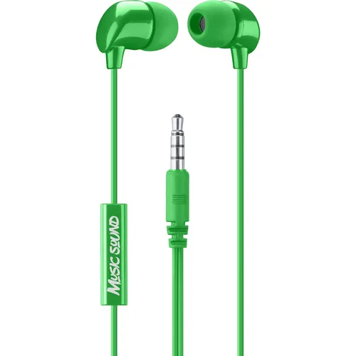 Music Sound Cellularline Music & Sound IN-EAR Earphones Green (NC, Kabelgebunden) (AUINEARMSG)