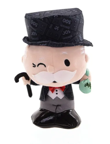 Mr Monopoly Plüschfigur 19cm 85th Anniversary Edition Kuscheltier Figur Puppe