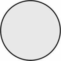 vidaXL Wandspiegel Schwarz Ø 40 cm - Minimalistisches Design - Spiegel für kreative Wandgestaltung, langlebig mit klarem Spiegelbild, ideal für kleine Räume und vielseitig einsetzbar in jedem Raum.