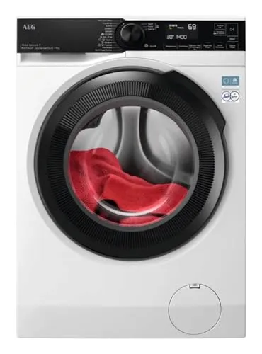 AEG Series 7000 LR7FH94VY lavatrice Caricamento frontale 1351 Giri/min Nero, Bianco