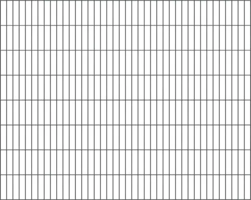 Alberts Einstabmattenzaun Doppelstab-Gittermatte 2000x1600 - Gartenzäune, stabil und langlebig, ideal für sicheren Sichtschutz und Grundstücksabgrenzung.