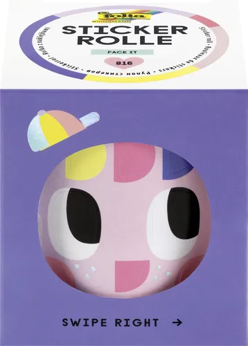 folia Sticker FACE IT auf Rolle 4 m 1 Rolle à 816 Sticker