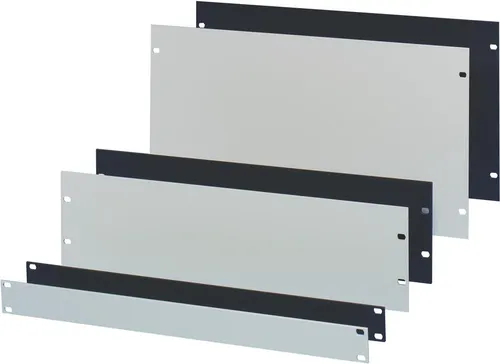 SCHROFF 19-Frontplatten - BLINDPLATTE 19" 4HE RAL7035 - 19" Blindplatte, 4 HE, ideal für eine saubere und professionelle Optik in Server-Racks, Farbe RAL 7035.