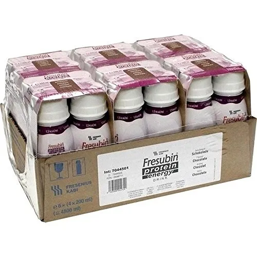 Fresenius Kabi Fresubin Protein Energy Drink Schokolade - Sportnahrung mit hoher Energiedichte, ideal zur ergänzenden Ernährung, liefert essentielle Vitamine und Spurenelemente für optimale Vitalität.