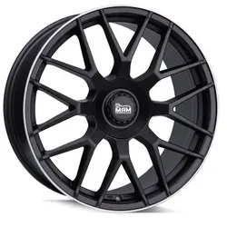 MAM GT1 Alufelgen 7.5x17" in Matt Black Lip Polish - Hochwertige 17 Zoll Alufelgen mit Y-Speichen-Design, ideal für sportliche Fahrzeuge. Maximale Traglast von 615 kg und robustes Gussrad für optimale Leistung.