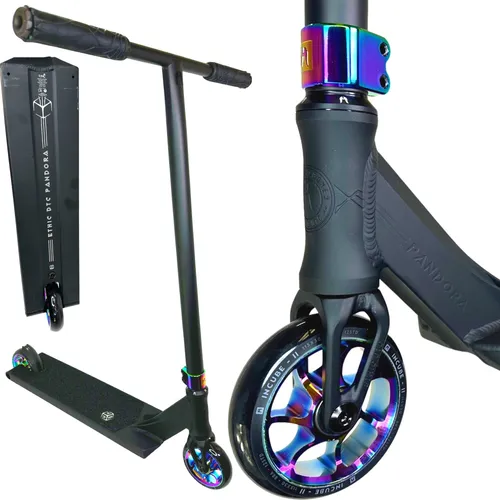 F26 Ethic DTC Pandora V2 Stunt-Scooter 90cm - Stuntscooter für Kinder mit ultra leichtem Aluminium-Deck, ideal für Tricks und Street-Style. Mit einem Gewicht von nur 1,383kg und einer max. Belastung von 100kg perfekt für Freestyle-Action!