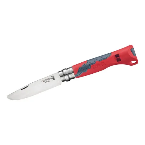 Opinel Kindermesser No. 07 Outdoor Junior rot