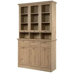 Buffet Forsten - Holzfarben - Schrank aus hochwertigem Material mit charmanter Holzmaserung. Ideal zum Ordnung schaffen und perfekt für Ihre Lieblingsdeko.