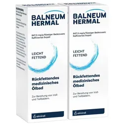 BALNEUM HERMAL Flüssiger Badezusatz 1000 ml - Medizinischer Badezusatz für trockene Haut, ideal zur Linderung von Juckreiz und zur Unterstützung bei Hauterkrankungen wie Neurodermitis und Psoriasis. Rückfettend und auch für Kinder geeignet.