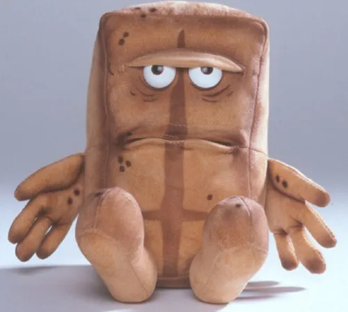 Kösen Bernd das Brot 16 cm Stofftier - Kuscheltiere, detailverliebt und abwaschbar, perfekt für Bernd das Brot-Fans und Sammler, ideal als Geschenk oder Schreibtischbegleiter.