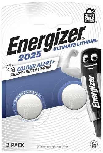 Energizer Knopfzelle CR2025 3V 2 St. 155 mAh Lithium E304205900