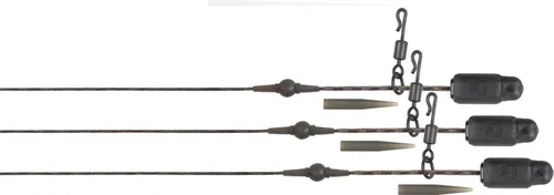 Fox Edges Naturals Heli-Clip Rigs - 3 Karpfenrigs, Tragkraft:30lb (13.6kg)