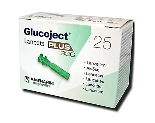 GLUCOJECT Glucojet Plus Gauge 33 für Blutentnahme, 25 Stück
