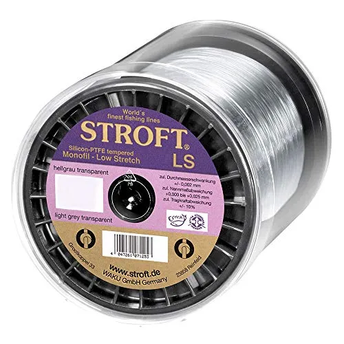 WAKU Schnur STROFT LS Monofile 1000m 0,300mm 9,00kg - Einzelschnüre mit hoher Tragkraft von 9,00 kg, ideal für präzises Angeln und langlebige Einsätze.