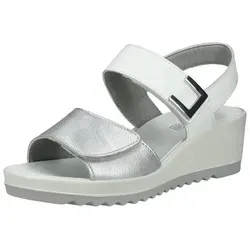 IMAC Keilsandalette "Imac Sandalen Leder" für Damen, Gr. 38 - Wanderschuhe mit gepolsterter Decksohle und Klettverschluss. Der bequeme Keilabsatz und das hochwertige Leder sorgen für den perfekten Tragekomfort.