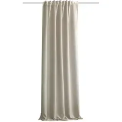 HOMEbasics Akustikvorhang Uni ACUSTICO 160 x 135 cm - Akustikelemente mit Lärm-, Hitze- und Kälteschutz. Der Vorhang bietet auch eine Abdunklungsfunktion und bleibt weich nach der Wäsche bei 30°C.