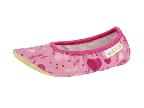 Brütting Gymnastikschuh Slipper, flexibel, für Halle & Outdoor, rosa/pink, Größe 29 - Rosa - 29