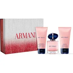 Giorgio Armani My Way Eau de Parfum 50 ml Xmas Set - Entdecken Sie das elegante Weihnachtsgeschenkset mit 50 ml Eau de Parfum, Duschgel und Bodylotion. Ideal für ein luxuriöses Pflegeerlebnis und festliche Stimmung.