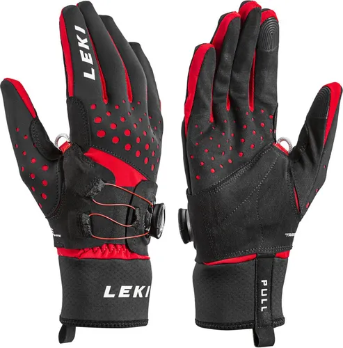 LEKI Herren Handschuhe HS Nordic Tune Shark Boa - Skihandschuhe mit BOA System für individuelles Anpassen und perfekte Kontrolle beim Langlaufen. Hochwertige Materialien und Trigger S Sicherheitssystem sorgen für optimalen Komfort.