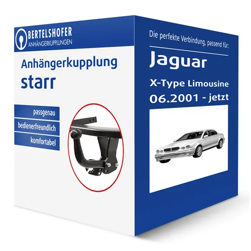 GDW 1306 Anhängerkupplung für JAGUAR X-Type Limousine (X400) - Anhängerkupplung mit 1500 kg Anhängelast, einfache Installation und robustes Design für sicheres Ziehen von Anhängern.