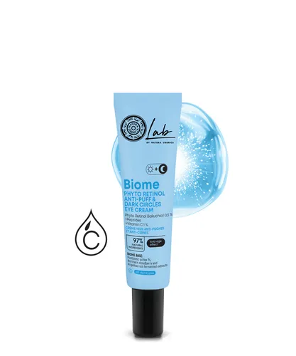 Lab by NS. Biome. Phyto Retinol Anti-Puff & Dark Circles Eye Cream, 30 ml
