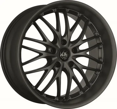Barracuda Voltec T6 mattblack PureSports - 8x17" ET45 - Alufelge mit Y-Speiche, ideal für sportliche Fahrzeuge. Maximale Traglast von 700 kg und ansprechendes Design in Pure Sports mit weißem Farbtrim.