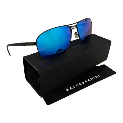 Baldessarini Sonnenbrille 260717 col.1 - Sportlich und Stilvoll - Designer Sonnenbrille für Herren mit sportlichem Design, schwarzem Rahmen und braunen Gläsern – ideal für modebewusste Männer.