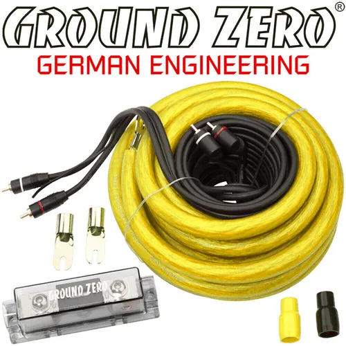 GROUND ZERO GZPK-50X-II 50mm² Auto/Carhifi Stromkabel-Set für Endstufe/Subwoofer