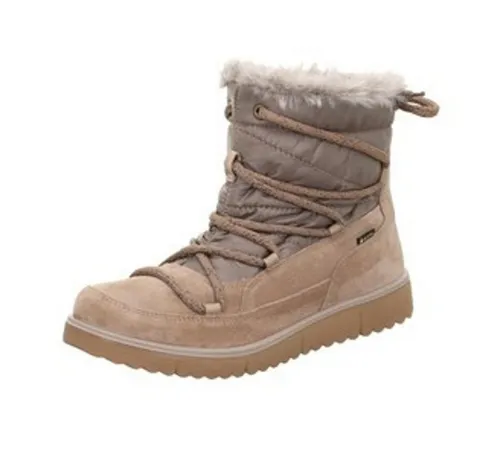 Legero Damen CAMPANIA Gore-Tex Stiefelette - GIOTTO (BEIGE) - Wanderschuhe mit wasserdichter GORE-TEX Membran, atmungsaktiv und mit austauschbarer Innensohle für höchsten Komfort. Ideal für Outdoor-Aktivitäten.
