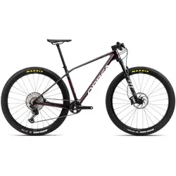 Orbea Alma M10 - Weinrot Carbon | 41cm | 29 Zoll - Orbea Alma M10 | Hardtail Mountainbike für Rennsportbegeisterte. Mit leichtem Carbonrahmen, präziser Shimano XT 12-Gang Schaltung und hochwertiger Fox 34 Performance Federgabel bietet es optimale Performance und Fahrvergnügen.