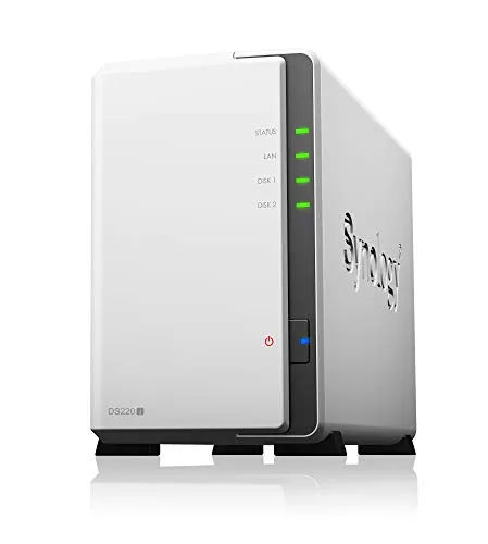 Synology DS220j 2-Bay 20TB Bundle mit 2X 10TB WD Red Plus