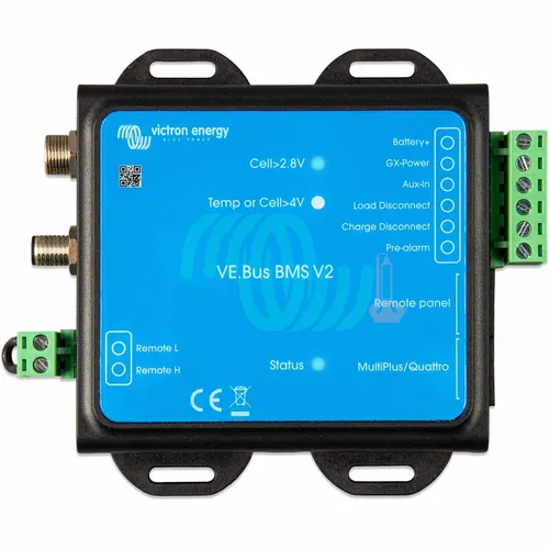 Victron VE.Bus BMS V2 - Hochmodernes Batteriemanagementsystem - Photovoltaik-Zubehör mit fortschrittlicher Überwachung und Schutz für Lithium-Smart-Batterien, einfache Installation und zuverlässige Warnsysteme für optimale Sicherheit.