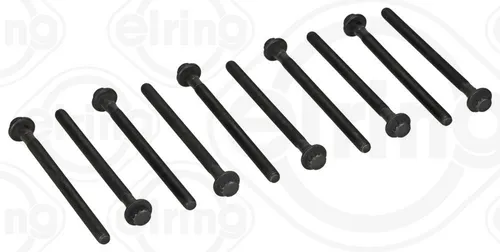 ELRING Zylinderkopfschraubensatz für HYUNDAI und KIA - Autoteile mit 10 hochwertigen Schrauben, ideal für eine sichere Motorinstallation bis Baujahr 09/2013.