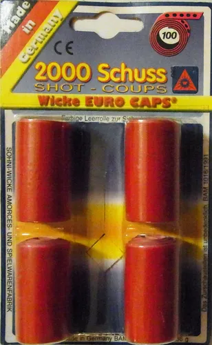 Wicke Euro Caps 2000 Schuss Shot-Coups Kinder-Spielmonition Ringmonition